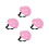 4Pcs Small Dog Motorcycle Pink Adjustable Protective Headgear 7