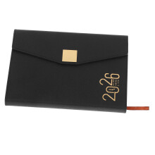 2Pcs Teacher Notebooks Black Paper Ink-Proof Portable Daily Planner