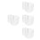 4Pcs Clear Plastic Cereal Containers With Lids For Dry Wet Ingredients 8