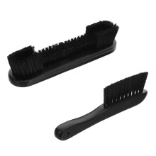 3Sets Billiards Pool Brush Kit Black Nylon for Table and Rail Cleaning