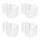 4Pcs Clear Plastic Cereal Containers With Lids For Dry Wet Ingredients 7