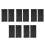 10Pcs Durable Black Sponge Filter for Car Blower Motor Dust Prevention 9