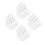 4Pcs Clear Plastic Cereal Containers With Lids For Dry Wet Ingredients 10