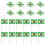 300Pcs Decorative Flag Toothpicks for Cake Dessert Drinks 2