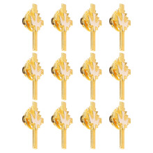48Pcs Peace Brooches Alloy Cross Pins for Hat Bag Clothing