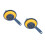 2Pcs Foldable Household Drain Basket Silicone Vegetable Strainer 2