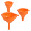 9 Pcs General Purpose Silicone Funnels For Transferring Liquids 1