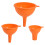 9 Pcs General Purpose Silicone Funnels For Transferring Liquids 2