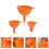 9 Pcs General Purpose Silicone Funnels For Transferring Liquids 11