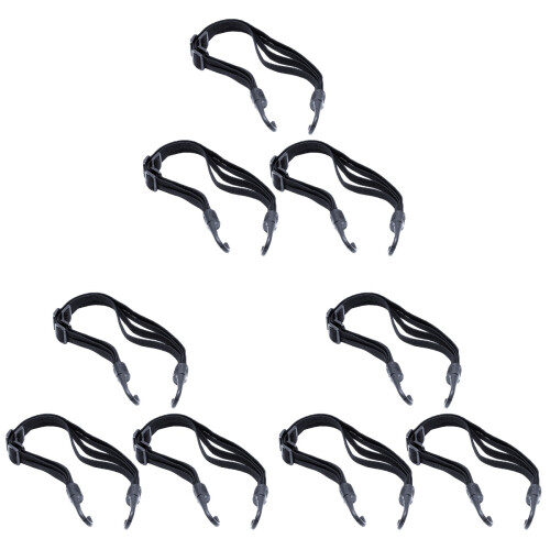9 Pcs Bike Luggage Strap Elastic Motorcycle Folding Rope 1