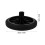 4Pcs Stable Black Trash Can Wheels Replacement Rubber Plastic 10