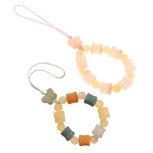 4Pcs Universal Mobile Phone Lanyard Beaded Bodhi Root Wrist Strap