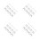 4Sets Transparent Roller Blind Fixing Clips ABS Curtain Chain Retainer 5