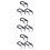 9 Pcs Bike Luggage Strap Elastic Motorcycle Folding Rope 7