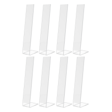 24Pcs Transparent Acrylic Hair Clip Stand Holder Organizer for Storage