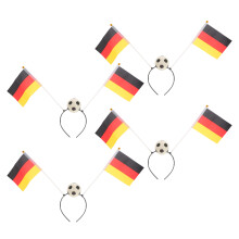 4Pcs International Flag Soccer Headbands Reusable Sports Party Favors