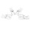 4Sets Transparent Roller Blind Fixing Clips ABS Curtain Chain Retainer 3