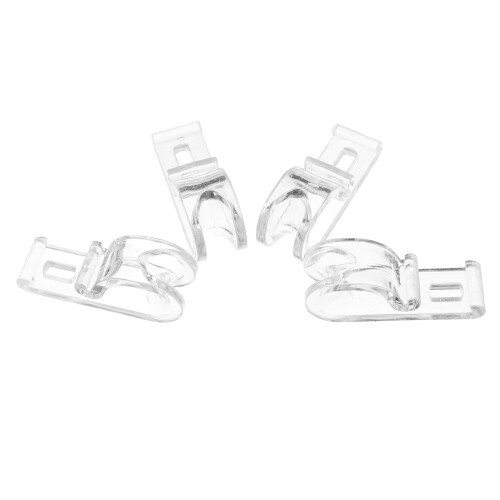 4Sets Transparent Roller Blind Fixing Clips ABS Curtain Chain Retainer 2