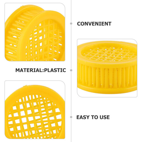 8Pcs Bee Breeding Catcher Incubation Bases Cage Beekeeping Tools 2