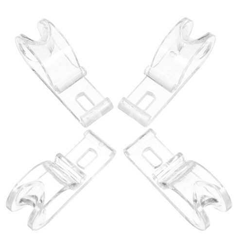 4Sets Transparent Roller Blind Fixing Clips ABS Curtain Chain Retainer 1