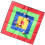 2Sets Assorted Color Throwing Plate Toy Cloth Board with Hook for Kids 1