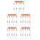 5Sets Transparent Nail Brushes with Solid Wood Handle for Nail Design 10