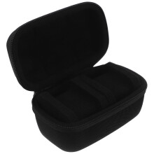4Pcs Black Travel Watch Roll Storage Bag for Men and Women