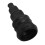 2Pcs Rubber Cable Cord Grommets Black Fireproof Wire Protection Sleeve 1