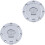 2Pcs Durable Silver Gas Tank for Motorcycle Use 5