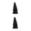 2Pcs Rubber Cable Cord Grommets Black Fireproof Wire Protection Sleeve 4