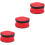 3Pcs Portable Camping Cooking Tools Bag Round Plate Organizer 7