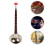 3Sets High-Realism Silver ABS Suona Plastic Instrument for Beginners 11