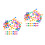 200Pcs Multicolor Tiny Fondant Cake Toppings for Pretend Cooking Game 9