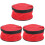 3Pcs Portable Camping Cooking Tools Bag Round Plate Organizer 4