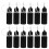 48Pcs Needle Tip Plastic Glue Dispenser Bottles with Black Applicator 2