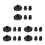 18Pcs Multi-Purpose Steam Cleaner Brush Set for Grout Kitchen Bathroom 6