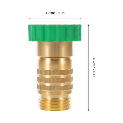 Hose Pressure Regulator for Rv Quick Connect Fitting 1