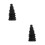 2Pcs Rubber Cable Cord Grommets Black Fireproof Wire Protection Sleeve 5