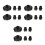 18Pcs Multi-Purpose Steam Cleaner Brush Set for Grout Kitchen Bathroom 5