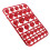 60Pcs ABS Motorcycle Screw Covers Red Hexagonal Decorative Bolt Caps 2