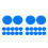 200Pcs Blue Plastic Chips for Night Durable Markers 2