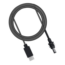 Cable de alimentación USB-C a DC 5 m 16.4 pies 100 W a prueba de agua