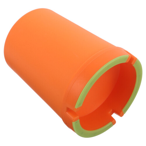 2Pcs Orange Plastic Car Ashtray Glow Night Portable 2