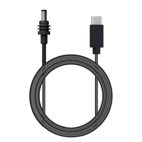 Schwarzes 5 m USB-C-zu-DC-Stromkabel 100 W Miniantenne 1