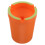 2Pcs Orange Plastic Car Ashtray Glow Night Portable 2