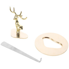 2Pcs Universal Golden Metal Candle Covers for Home Decor and Safety