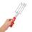 2Pcs Portable Silver Clam Digger Tool with 4 Prongs for Garden Use 4