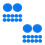 200Pcs Blue Plastic Chips for Night Durable Markers 4