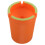 2Pcs Orange Plastic Car Ashtray Glow Night Portable 1