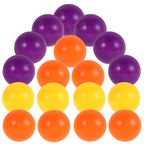 72Pcs Multicolor Plastic Balls for Precision and Easy Game Replacement
